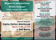 Dr. Emil Bartos la Areopagus - Cartea Faptele Apostolilor