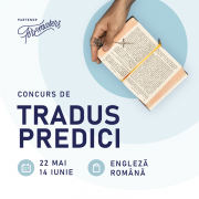 Concurs de traduceri predici din limba engleză, 22 Mai - 14 Iunie 2020