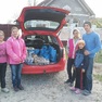 20 de copii orfani si saraci au primit pachete cu alimente de Paste
