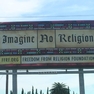 Reclama ateista: “Imaginati-va viata fara nici o religie”, “ Dormiti Duminica”